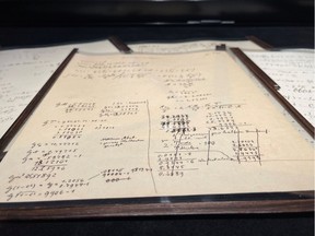 A page of the Einstein-Besso manuscript, a 54-page working manuscript written jointly by Albert Einstein and Michele Besso between June 1913 and early 1914.