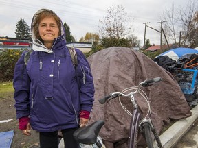 Drug War Survivors member Carol Unruh in Abbotsford.