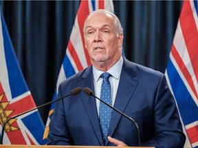 Premier John Horgan said that the growth in his throat is cancerous and he will have to undergo radiation treatment