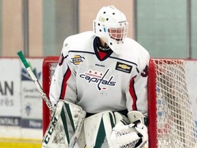 Matthew Hutchison, an underage 15-year-old call-up, stopped 51 shots in 4-2 BCHL win for the Cowichan Valley Capitals over the Vernon Vipers. He's the son of Dave Hutchison, the founder of InGoal Magazine, so he grew up as their tester of kids' goalie gear and has met pretty much every NHL goalie you could think of along the way.