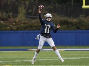 Rookie quarterback Garrett Rooker, a 19-year-old native of League City, Texas, ‘might wind up being the best the school has ever seen at his position,’ says UBC head coach Blake Nill.