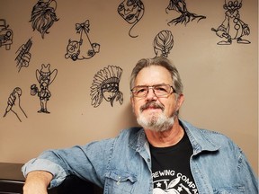 Undated handout photo of Mike Martin, a retired Roger's Sugar pipefitter, with his copper-wire art. He has moved to Sarnia, Ont., in his retirement but continues each year to donate a couple of his wall-art pieces for the Roger's Sugar plant raffle draw, the proceeds of which go to the Province Empty Stocking Fund.