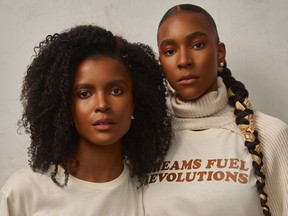 Révolutionnaire co-founders Justice (pictured at left) and Nia Faith.