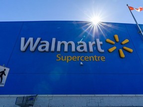 A Walmart Supercentre.