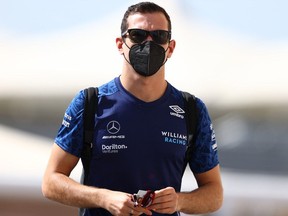 Nicholas Latifi, Canadian Formula One driver, revealed he received death threats following his crash at the F1 title race on Dec. 12 in Abu Dhabi. (Photo by Bryn Lennon/Getty Images)