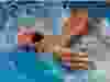 France's Yannick Agnel swims in the men's 200m freestyle final during the World Swimming Championships at the Sant Jordi arena in Barcelona July 30, 2013.