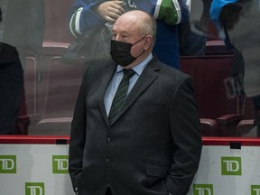In a perfect world, the Vancouver Canucks and head coach Bruce Boudreau will follow daily testing Tuesday morning with a practice at Rogers Arena, scramble to their charter flight, sit on the tarmac awaiting confirmation of no positive cases and finally arrive in Anaheim to open a three-game road trip Wednesday against the Ducks.
