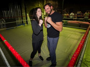 Nicole Matthews and Artemis Spencer strike a pose in Surrey on Oct. 25.