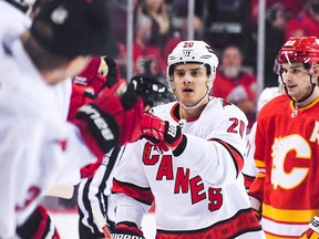 Sebastian Aho leads the Hurricanes with 15 goals and 37 points in 31 games.