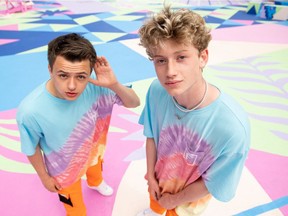 Funkanometry are a dance crew from Vancouver Island featuring, from left, Jacksun Fryer and Carlow Rush. The duo has appeared on NBC's World of Dance.