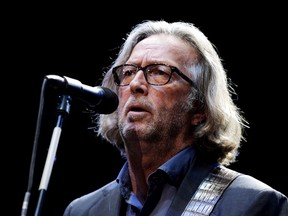 Eric Clapton performs at The Prince's Trust Rock Gala 2010 supported by Novae at the Royal Albert Hall on November 17, 2010 in London, England.