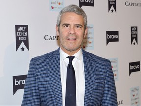 Andy Cohen attends the launch party for the book "Not All Diamonds and Rosé: The Inside Story of The Real Housewives from the People Who Lived It" at Capitale on Oct. 19, 2021 in New York City.