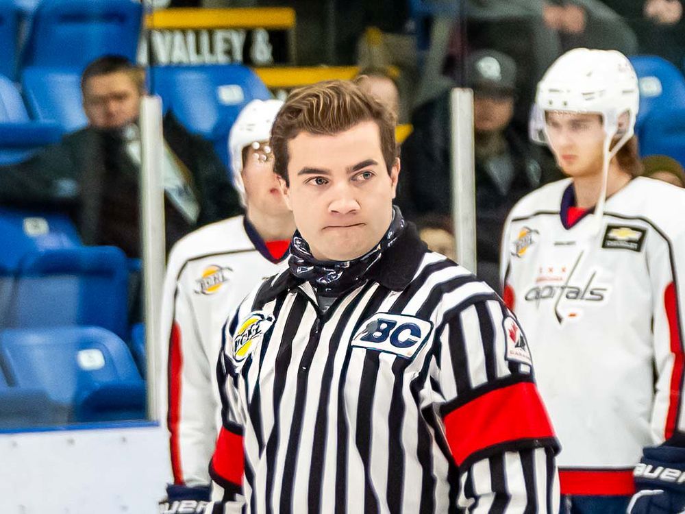 BC Hockey League referee Braiden Epp returns to ice after MS diagnosis