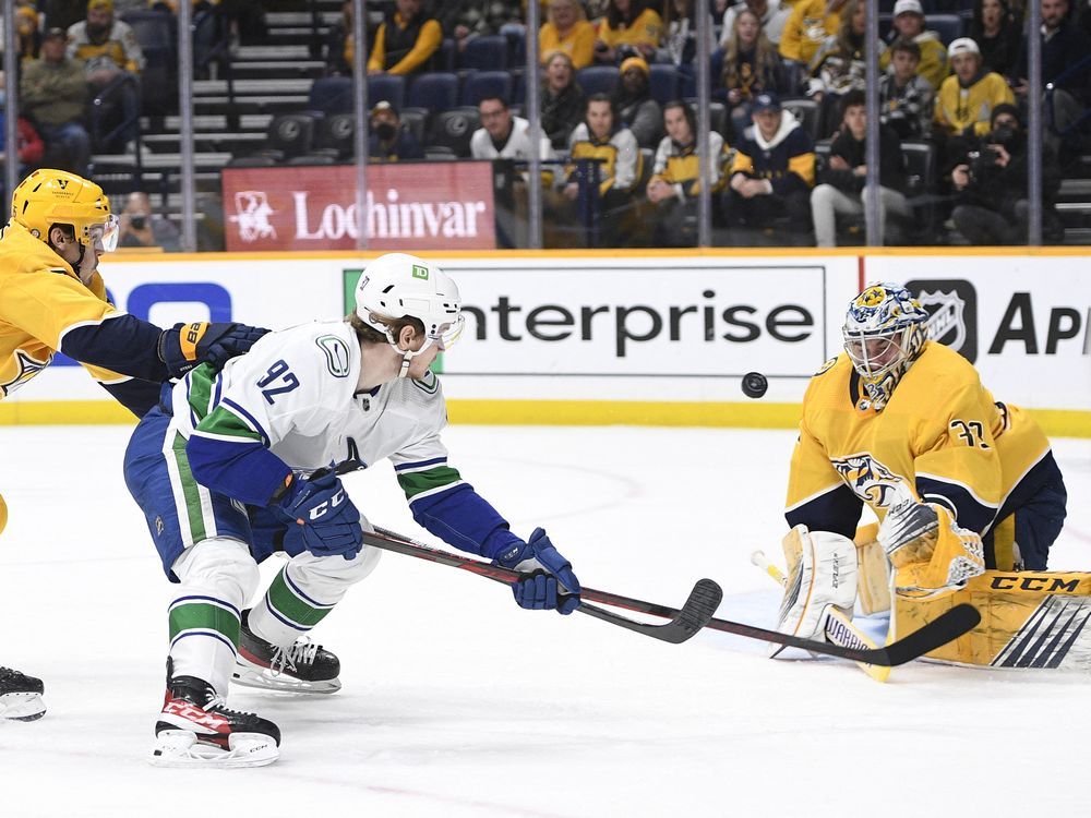 Canucks 3, Predators 1: Hitting all the right notes in Music City to close out road trip