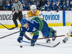 Elias Pettersson, who’s had a tough season so far by his standards with six goals and 17 points in 34 games, is now sidelined under the COVID-19 protocols, the Canucks announced Wednesday.