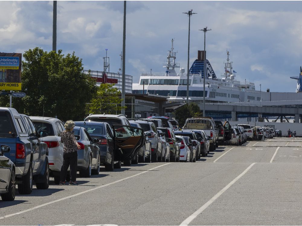 Passengers can check the BC Ferries website for any cancellations before heading to a terminal or register to get notices sent to their mobile device.