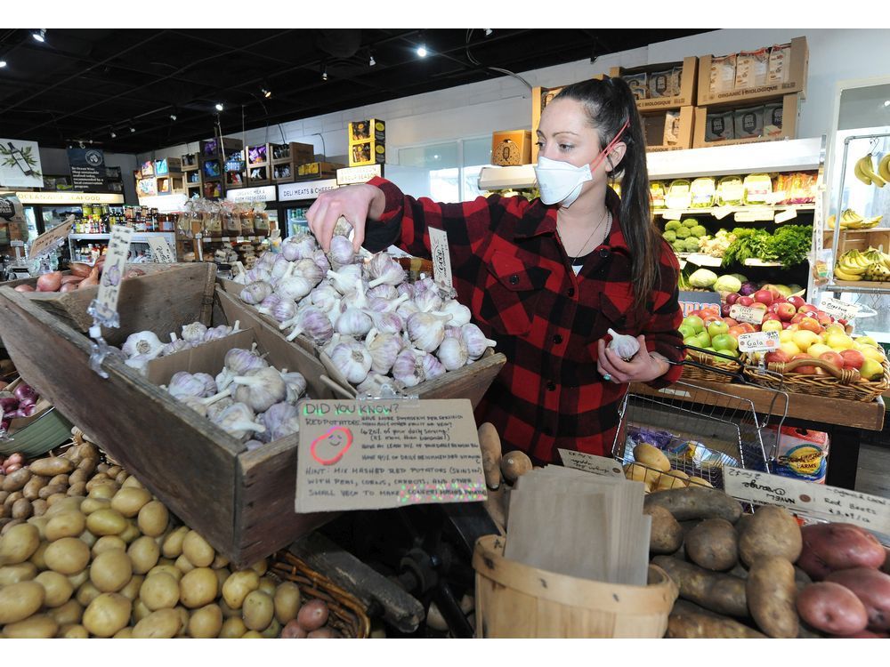 Ashley Sugar, market manager at Organic Acres on Main Street, said she encourages customers to try local, in-season food that is less impacted by supply chain challenges.