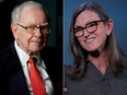 Warren Buffett's Berkshire Hathaway Inc. and Cathie Wood's ARK Innovation ETF have both delivered returns of about 35 per cent over the past 24 months.