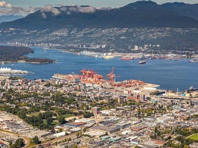 The Vancouver Fraser Port Authority is working to phase out the release of scrubber wash water from ships with these systems