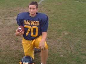 Rams' Michael Hoecht is seen here when he was 12 years old in Grade 6 in Oakwood, Ohio.