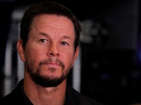Actor Mark Wahlberg attends the IPO of fitness chain F45 Training Holdings Inc., on the floor of the New York Stock Exchange (NYSE) in New York City, July 15, 2021.