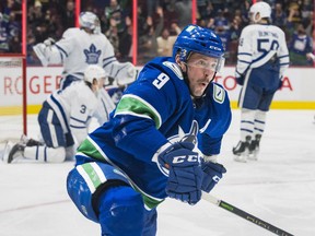 Canucks leading scorer J.T. Miller, with 48 points in 47 games, has one more season after this on a cap-friendly US $5.25-million a year deal.