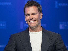 Tom Brady, pictured at Global Conference 2018.