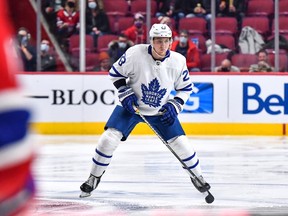 Travis Dermott saw his game time with the Toronto Maple Leafs being reduced in this, his fourth full NHL season, as he put up five points (1-4) in 43 games. Now the two-way defenceman gets a new start with the Canucks.