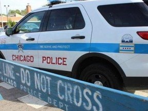 A Chicago Police vehicle.