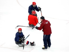Beijing 2022 Winter Paralympic Games - Para Ice Hockey - Training - National Indoor Stadium,
