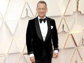Tom Hanks attends the Academy Awards in 2020.