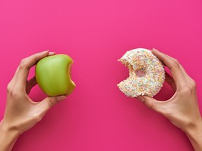 Eat an apple. Or a donut. Whatever.
