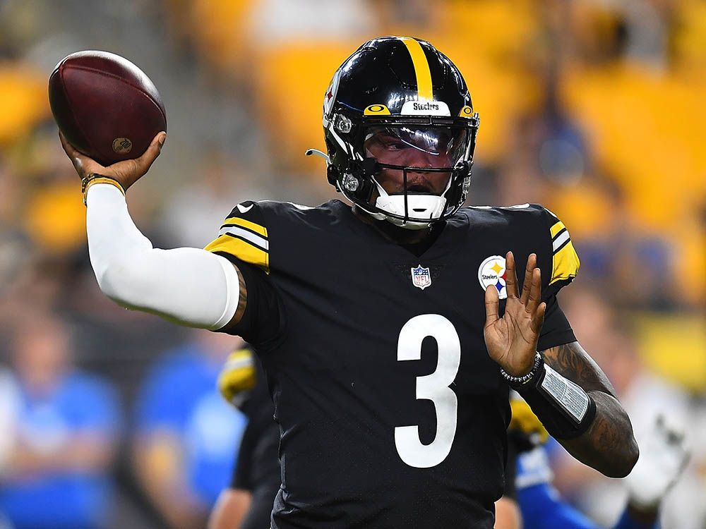 Pittsburgh Steelers pay tribute to Dwayne Haskins on helmets