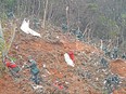 Rescuers search for the black boxes at a plane crash site in Tengxian county of Wuzhou, Guangxi Zhuang Autonomous Region, China March 22, 2022.