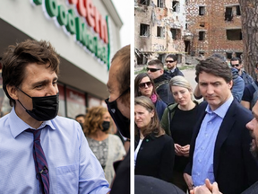The two events pictured were only two days apart. The masked one on the left is in a community with an 84 per cent rate of full vaccination among residents 12 or older. The maskless one on the right is in a country where rates of full vaccination have never topped 50 per cent.