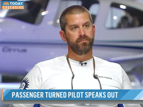 Darren Harrison has a heck of a story to tell and he's doing just that. Harrison was the untrained passenger who landed a plane last week after its pilot fell unconscious.