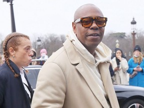 Dave Chappelle attends Paris Fashion Week in 2021.