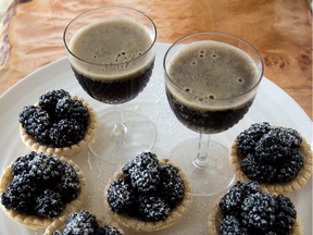 Would you like some fruit-infused beer with your chocolate blackberry tarts? We thought so.
