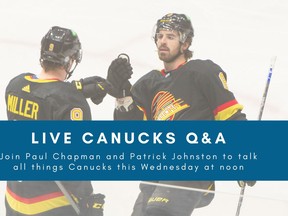 live canucks Q&A 2