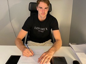 Nils Aman has signed with the Vancouver Canucks, June 7, 20222 Photo: Canucks