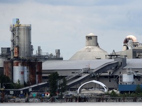 The Lafarge cement plant in Richmond has curtailed production while it races to repair damage from a May 31 fire.