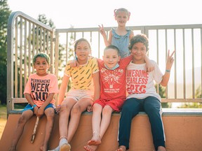 Children at Keats Camps on the Sunshine Coast. Photo: Kevin Hackett