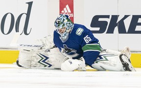 Michael DiPietro played just three NHL career games and has fallen down the Canucks’ pecking order.