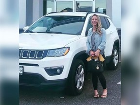 Amber Manthorne of Port Alberni was last seen on July 7. Her white Jeep was spotted south of Nanaimo a couple of days later but she remains missing.