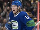 Canucks winger Brock Boeser was shooting for the 30-goal plateau this NHL season, but has been sidelined by hand surgery.