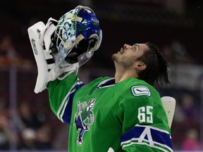 Michael DiPietro played just three NHL career games and has fallen down the Canucks' pecking order.