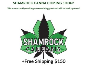 Shamrock Cannabis was one of three companies illegally selling cannabis online, the B.C. government says.