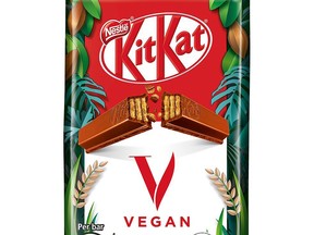 Nestle's new KitKat V is seen.