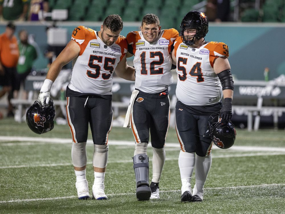 B.C. Lions' Nathan Rourke spatted injured foot to avoid criticism:  '3DownNation, I didn't want them coming after me saying I ain't got no  swag' - 3DownNation