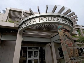 The Victoria police headquarters on Caledonia Avenue.